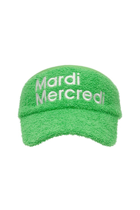 Mardi Mercredi Actif TERRY SUN VISOR_GREEN IVORY